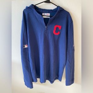 Chicago Cubs long sleeve blue with hood size XL athletic wear MLB
